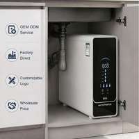 Purificateur d'eau sans réservoir 600 GPD sous évier, système d'osmose inverse 4 étapes, filtre PAC RO pour cuisine domestique