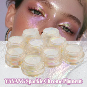 ผงสีออโรร่าเกรด OEM สำหรับเครื่องสำอาง 18 สี สำหรับใช้เคลือบผิว ปลอดภัยต่อดวงตา เปลี่ยนสีได้อย่างสวยงาม - Product Image 1