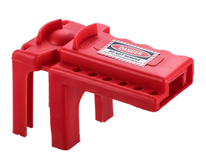 Ball Valve Lockout Device with Double Legs Multi Locking Holes for Six <b>Padlocks</b> Safety Isolation Lockout Tagout Valve Lock - Product Image 1
