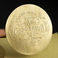 Étiquettes personnalisées en vinyle adhésif pour flacons de parfum, autocollants avec logo estampé or pour emballages de cosmétiques et de parfums