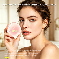Foundation Cushion Matte Tahan Lama, Mengontrol Minyak, Ringan, Anti Luntur, Melembapkan, Tidak Mengeringkan, Coverage Tinggi, BB Cream untuk