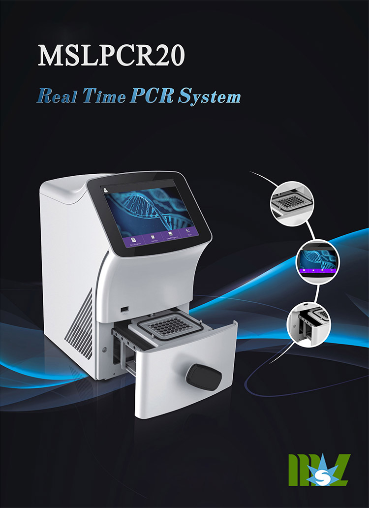Sistema Rt Pcr Hisopo Prueba de Antígeno Prueba de ADN Ciclador Térmico Pcr Rápido Máquina de Tiempo Real