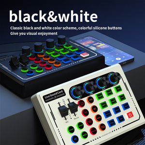 Carte son HIFI Watford pour diffusion en direct, effets sonores faits maison, table de mixage audio pour streaming en direct et enregistrement musical - Product Image 3
