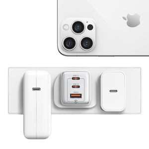 USAMS UK CC196 PD + QC adattatore per caricabatterie da parete USB tipo C a ricarica rapida con funzioni Multiple - Product Image 5