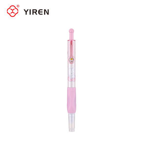 Stylo plume rétractable YIREN amusant, stylo en plastique mignon, poignée souple en caoutchouc pour la salle de classe, stylo en vrac, cadeau de fête, écriture fluide - Product Image 4