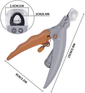 <span class=keywords><strong>Coupe</strong></span>-ongles électronique pour animaux de compagnie avec éclairage LED, <span class=keywords><strong>coupe</strong></span>-ongles pour chats et chiens, grossissement 5x, double sécurité pour les ongles - Product Image 3