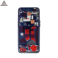 Pantalla AMOLED de Repuesto de 6.65 Pulgadas para Oppo Reno 10x Zoom, Pantalla LCD CPH1919 PCCM00, Panel Táctil OPPO con Marco y Sensor de Huella Dactilar