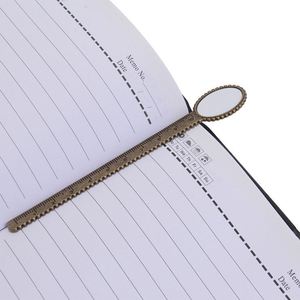 Porte-documents magnétique en métal vierge pour sublimation, design moderne argenté, réutilisable, avec pince à papier, pour notes et mémos de bureau - Product Image 4