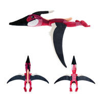 Peluche personnalisée de pterosaure mignon de dessin animé avec rembourrage en coton PP, jouet en peluche super doux, dinosaure en peluche