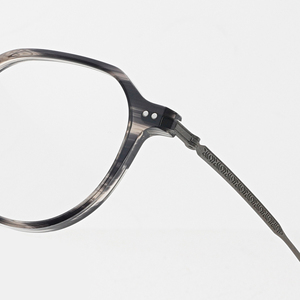 Gafas de vista ovaladas de mármol con montura completa, de titanio, ligeras, anti-UV, unisex, para adultos, con corrección de visión. - Product Image 2