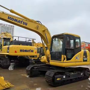 Máquina de movimiento de tierras Komatsu Pc130 usada de alta calidad multifuncional, excavadora de 13 toneladas de bajo precio con motor central y motor - Product Image 5