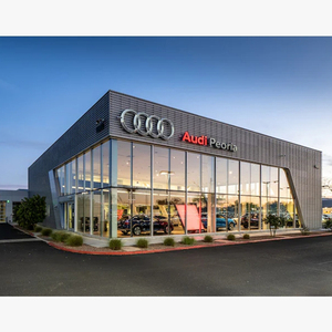 Magazzino Prefabbricato in Metallo a Basso Costo, Showroom in Struttura d'Acciaio, Edificio Prefabbricato in Acciaio - Product Image 2