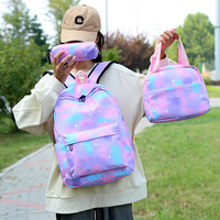 MM Hot Cute Printing - Juego de 3 Piezas de Mochilas Escolares para Niños y Bolsa de Almuerzo, Mochilas Escolares de Gran Capacidad para Estudiantes de Primaria