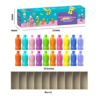 Jeu de bouteilles en plastique amusant pour enfants, jeu de mémoire des couleurs, jeu de correspondance des boissons, exercice tactile, jouets éducatifs pour le cerveau
