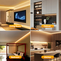 Tira de Luces LED de Alta Luminosidad, de Una Sola Línea, con Certificación UL CE 72, 8 mm de Ancho, 24 V CC, 20 W, SMD 2835, para Interiores y Exteriores, Impermeable, Flexible