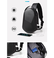 Nouveau sac de poitrine pour hommes grande capacité épaule Messenger loisirs bureau ordinateur sac à coque dure