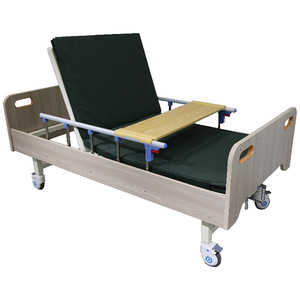 Manual Nursing <b>Bed</b> 2060x1000x500 Steel Wood Structure For Home Care Elderly <b>Disabled</b> Patients - Product Image 2