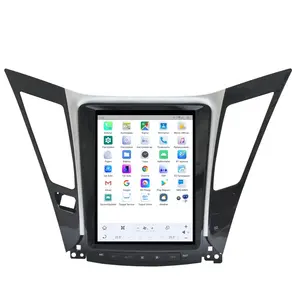 Tesla-Stil Android 11 Autoradio für Hyundai Sonata 2010-2015 Auto-Multimedia-Player drahtloses Carplay 4G
