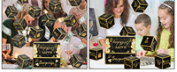 Mysterie Exploderende Verrassing Aangepaste Geldbomdoos 16 Stuks Stuiterende Kubusdozen Valentijns Confetti Cadeau Pop-up Doos