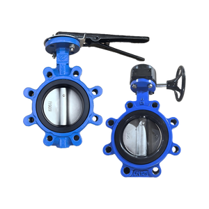 วาล์วผีเสื้อแบบแมนนวล LT (คันโยก & ประเภทเกียร์)-การเชื่อมต่อแบบเวเฟอร์/ดึงคู่-ซีลแบบนุ่มแน่นฟอง - Product Image 1