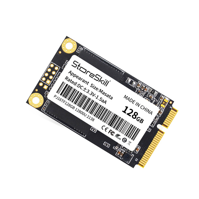 MSATA SSD 128GB 256GB 512GB 1TB Internal 3D NAND Flash Industrial Solid State Drive for Laptop Thin Client POS Machine Kiosk