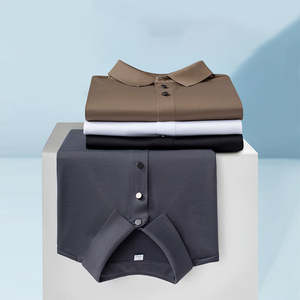 Polo Nuevo de Verano de Alta Calidad, Suave y Cómodo, Manga Corta, 100% Spandex Poliéster, Polo Deportivo de Golf, Talla Grande - Product Image 1