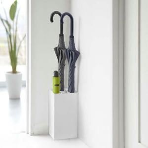 Customized Modern Wrought Iron Umbrella Stand with Nickel Finish Easy Clean Wall-Mounted <b>Storage</b> for Hotel Lobby Household Use - Product Image 3