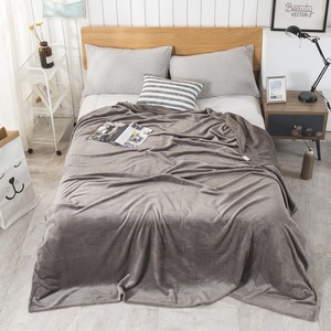 Couvertures de lit lavables de couverture d'<span class=keywords><strong>avion</strong></span> en velours doux réversible d'usine personnalisée en gros - Product Image 6