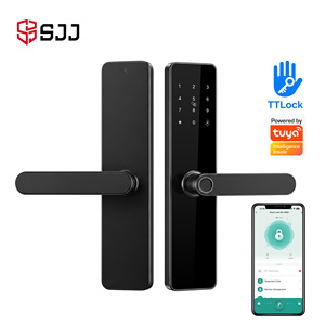 Cerradura Inteligente con Huella Dactilar SJJ, TTLock, Aplicación Tuya Opcional, Teclado Táctil, Tarjeta IC RFID, Entrada sin Llave, para Hotel/Apartamento S1H-Y07 1 - Product Image 1