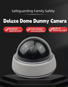 Jind <span class=keywords><strong>Dummy</strong></span> <span class=keywords><strong>Dummy</strong></span> กล้องรักษาความปลอดภัยแบบไม่มีวิดีโอและเสียงในร่ม <span class=keywords><strong>IR</strong></span> อินฟราเรดไฟกะพริบการจำลองกล้องวงจรปิดกันน้ำ - Product Image 2