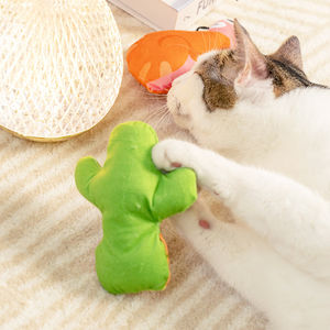 Produttore all'ingrosso Design carino giocattoli <span class=keywords><strong>di</strong></span> peluche gatto con erba gatta - Product Image 4