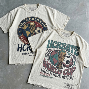 Camisetas Gráficas Vintage de Bajo Costo para Hombre, 100% Algodón, Estilo Oversize, Lavado Ácido, Streetwear, Impresión de Logotipo Personalizado - Product Image 1