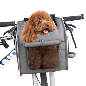 Mochila Transportadora Expandible para Gatos, Portátil, para Viajes de Mascotas Pequeñas, Apta para Bicicleta, 5 kg, de Poliéster - Product Image 3