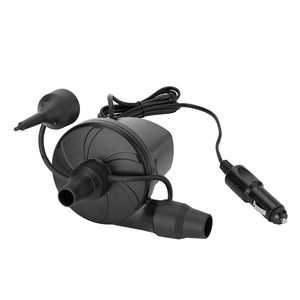 Electric Air Pump 110V 240V Plastic Black For Tire <b>Inflation</b> Household Vehicle Use - Product Image 3