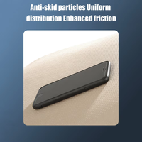 Coussin de siège de voiture en mousse à mémoire de forme en velours doux et surélevé en forme de U avec design ergonomique pour un confort de conduite amélioré et un soutien de la posture