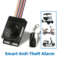 Alarma Antirrobo AFTFA KY-Main Unit para Carritos de Golf y Vehículos Eléctricos de Litio - Duradera y Portátil con Control Remoto de 150m