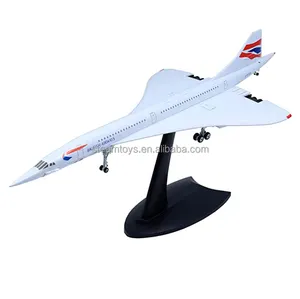 1/200 Scale Fighter Jet British Airways and Air France Concorde Plane Model Collection Airplane Alloy Diecast Fighter Jet