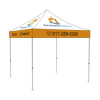 Tente à auvent à cadre en acier commercial 3x4.5 tente pliante de salon professionnel tente de couverture en PVC étanche publicité Logo personnalisé