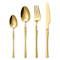 Ensemble de couverts en acier inoxydable LFS, forme classique, pour restaurant, hôtel, usage domestique, anti-rouille, surface miroir