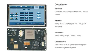 STONE 4.3 5 7 10.1 10.4 12.1 15.1 Inch TFT LCD Display Capacitive Touch Screen