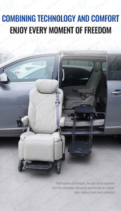 Fauteuil roulant électrique de luxe/<span class=keywords><strong>siège</strong></span> de voiture pour personnes handicapées, facilitant l'accès au véhicule. - Product Image 2