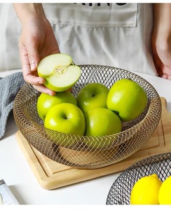 <span class=keywords><strong>Panier</strong></span> de rangement en fil galvanisé, <span class=keywords><strong>panier</strong></span> de cuisine de haute qualité en fil métallique, <span class=keywords><strong>panier</strong></span> de légumes et de fruits en filet - Product Image 2
