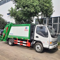 2025 vente chaude 4x2 lecteur 4cbm compacteur camion à ordures Diesel Transmission manuelle avec moteur moteur boîte de vitesses composants de base