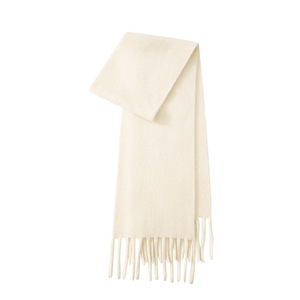 Écharpe carrée en laine australienne 100% avec pompon, pour filles, hiver, chaude, loisirs, protection du cou, mode, tricotée - Product Image 5