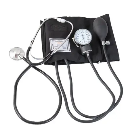 مراقبة ضغط الدم مقياس ضغط الدم اللاسائي سماعة الطبيب