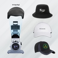 Offre Spéciale Presse à Chaud Automatique pour Casquettes et Chapeaux, Tension Double 110V, Imprimante Manuelle à Plat pour Motifs Inférieurs