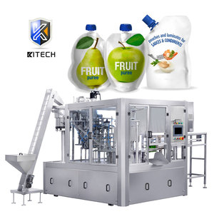 Автоматическая высокоточная машина для фасовки напитков в стоячие пакеты для соков и фруктового пюре - Product Image 1