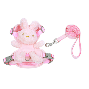 Stylish Designer Dog Cat Puppy <strong>Harness</strong> and Leash Set Pet <strong>Harness</strong> Cute <strong>Rabbit</strong> Decor Quick-Release Buckle Step-in <strong>Harness</strong> for Dog - Product Image 5
