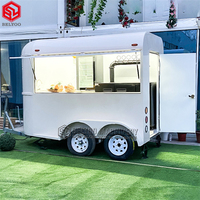 2025 Chine Fabricant Crème Glacée Café Remorques Taco Camion Fast Food Camions Hot Dog Panier Mobile Bar Nourriture Cheval Remorque