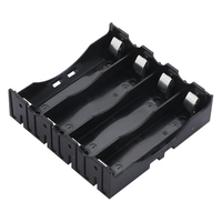 Support de batterie au lithium 4 cellules AA/AAA 3,7 V avec broches PCB, BMS, matériau PP, quatre emplacements
